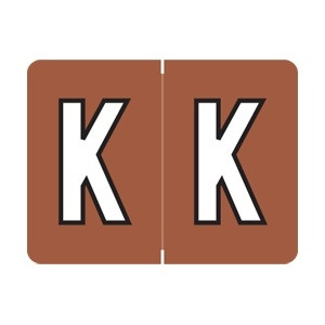 Datafile AL8720 Series Alphabet Labels - Letter K (AL8720-K)