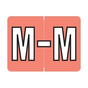 Datafile AL8720 Series Alphabet Labels - Letter M (AL8720-M)