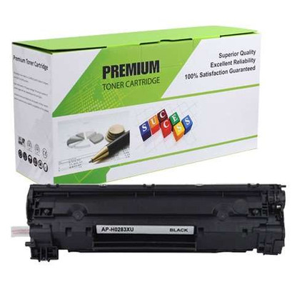 HP 83X (CF283X) Compatible Toner Cartridge - Black, High Yield (2,400 Pages)