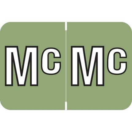 Amerifile ARAM-Series Label, Letter Mc