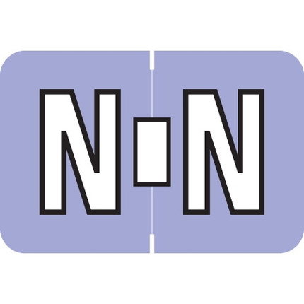 Amerifile ARAM-Series Label, Letter N