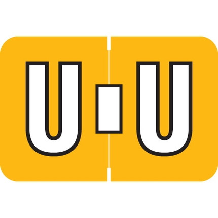 Amerifile ARAM-Series Label, Letter U
