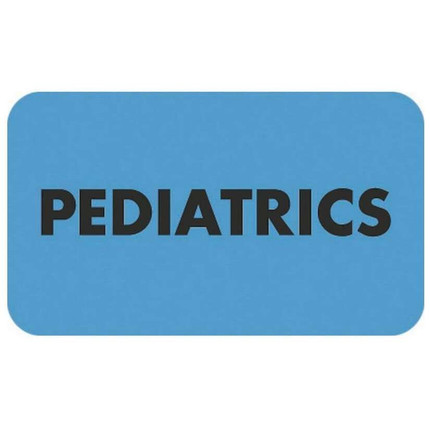 Medical Chart Labels, Pediatrics, 1-1/2 x 7/8, Lt. Blue, 250/Roll (ARD1001)