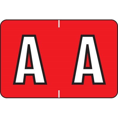Barkley Alpha Label Packs Letter A Red BRPK-A
