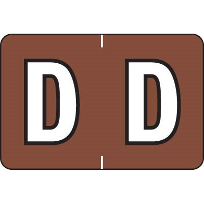 Colwell Labels Jewel Tone Label Letter D
