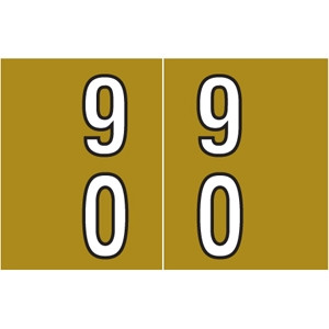 Barkley DBKM Numeric Labels 90-99