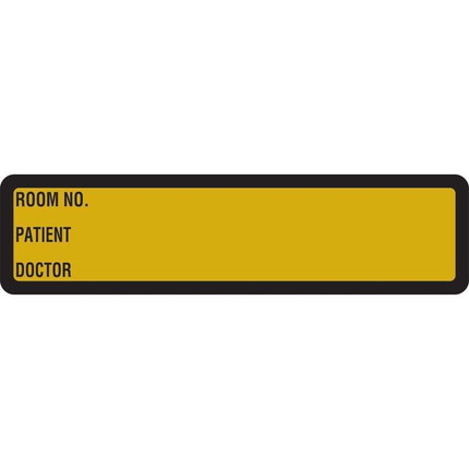 Arden Spine ID Labels - Gold, Printed