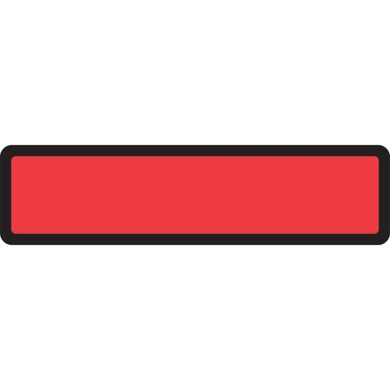 Spine Labels for Binders, Red, 1 3/8H x 5 3/8 W, Removeable, 200/Roll - DR1852