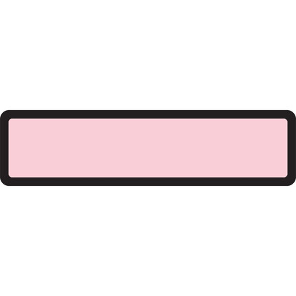 Spine Labels for Binders, Pink, 1 3/8H x 5 3/8 W, Removeable, 200/Roll - DR1962