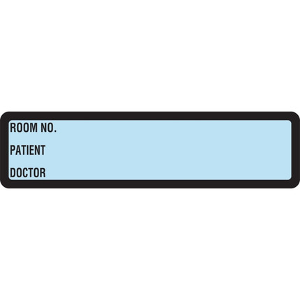 Arden Spine ID Labels - Light Blue, Printed