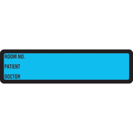 Arden Spine ID Labels - Blue, Printed