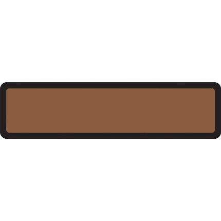 Spine Labels for Binders, Brown, 1 3/8 H x 5 3/8 W, Removeable, 200/Roll - DR4652