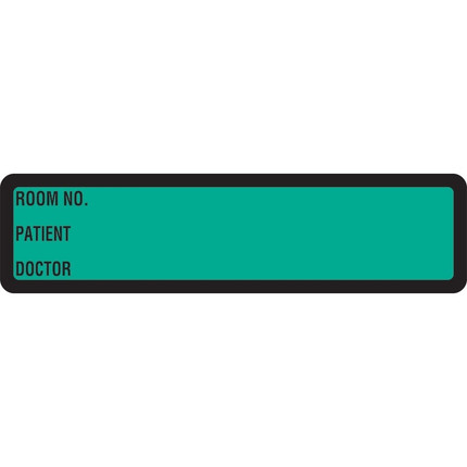 Arden Spine ID Labels - Green, Printed