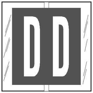 Col R Tab 12104 Label Letter D 500/Roll