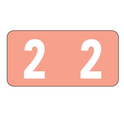 Smead Match ETSN Label Number 2 (250/Pack)