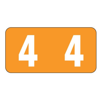 Smead Match ETSN Label Number 4 (250/Pack)