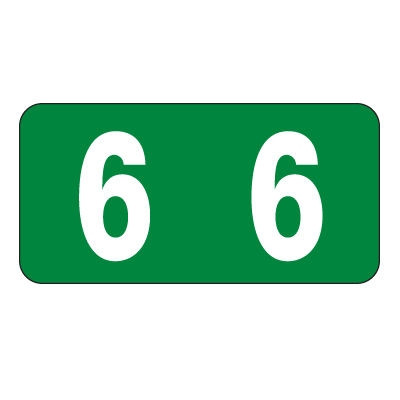 Smead Match ETSN Label Number 6 (250/Pack)