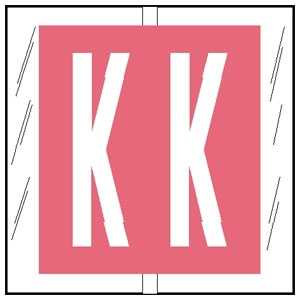 Col R Tab 12111 Label Letter K 500/Roll
