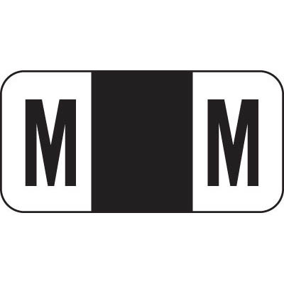 Jeter 2900 Label Letter M (500/Roll)