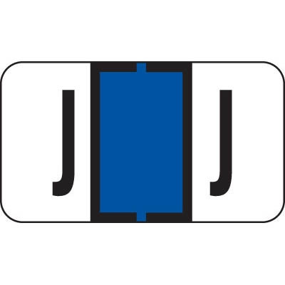 Jeter 7200 Series Labels Letter J 225/Pack