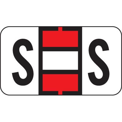 Jeter 7200 Series Labels Letter S 225/Pack