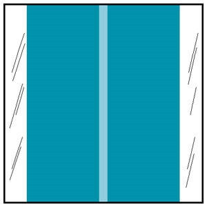 Col R Tab 11600 Series Designation Label Light Blue 500/Roll