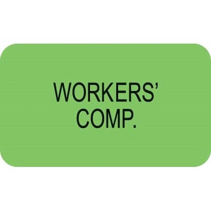 Insurance Labels, Workers' Comp., 250/Box (MAP1690)