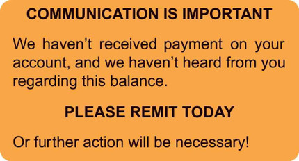 Communication Is Important Label MAP4810