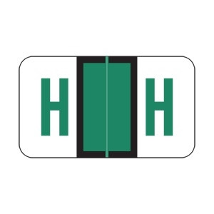 POS 3400 Series Labels Letter H (500/Roll)