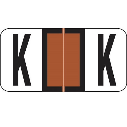Reynolds & Reynolds Alpha Label, Letter K