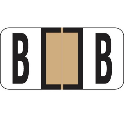 Reynolds & Reynolds Alpha Label, Letter B