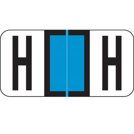 Reynolds & Reynolds Alpha Label, Letter H