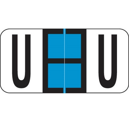 Reynolds & Reynolds Alpha Label, Letter U