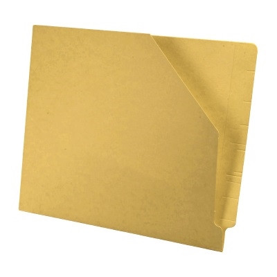 Diagonal Cut File Jacket Yellow 100/Box