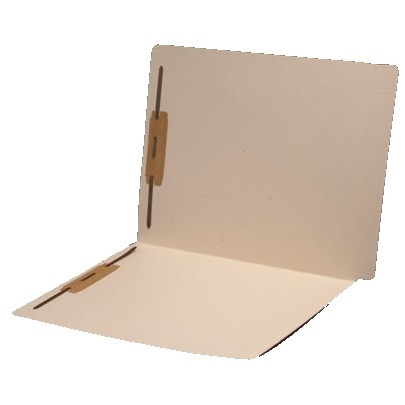 Manila Extended End Tab Folders, Letter, 14pt, Fastener Pos. 1/3, 50/Box