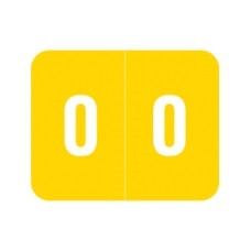 Smead DCCRN Numeric Labels Number 0