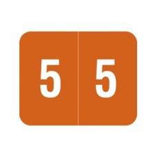 Smead DCCRN Numeric Labels Number 5