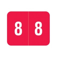 Smead DCCRN Numeric Labels Number 8