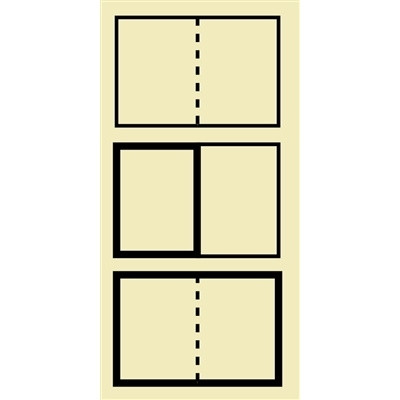 Cover Up Labels 1-1/2" x 3"