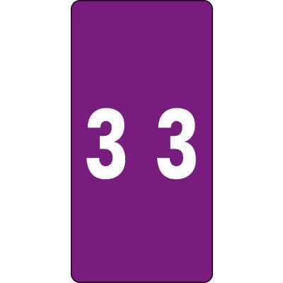 Smead LCC Match Numeric Labels #3 2W x 1H 250/Roll