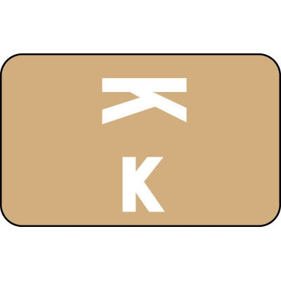Smead ACCS Compatible Labels Letter K 250/Roll