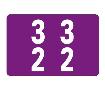 Smead DDS Series Match Labels 30 - 39