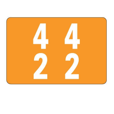 Smead DDS Series Match Labels 40-49