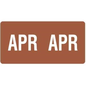 Smead ETS Month Labels, April