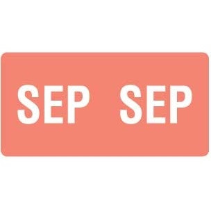 Smead ETS Month Labels, September