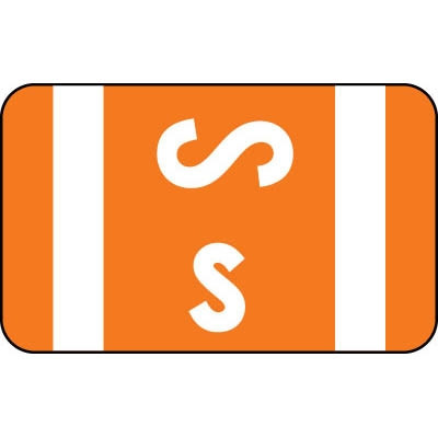 Smead ACCS Compatible Labels Letter S 100/Pack