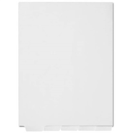 Blank Index Dividers Letter Bottom Tab 25 Sheets/Pk (SPB-BLK5) [Actual Picture]