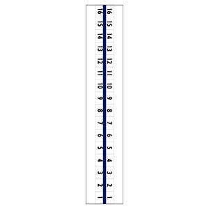 Tabbies 1-100 Printed Numeric Index Tabs - 1/2 Inch Extension, Blue Edge, Tear Proof Plastic, Attaches to Most Materials (Stock No. 58311)