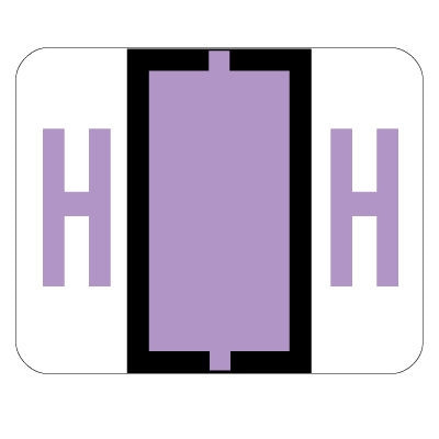 Click to zoom in on this Smead BCCR Compatible Label Letter H
