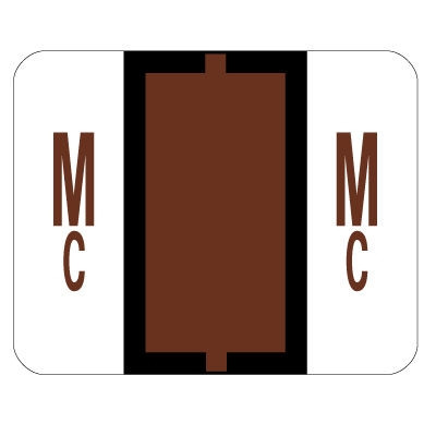 Click to zoom in on this Smead BCCR Compatible Label Letter Mc